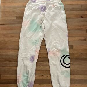 Women's Tie-Dye Joggers in Pastel Hues